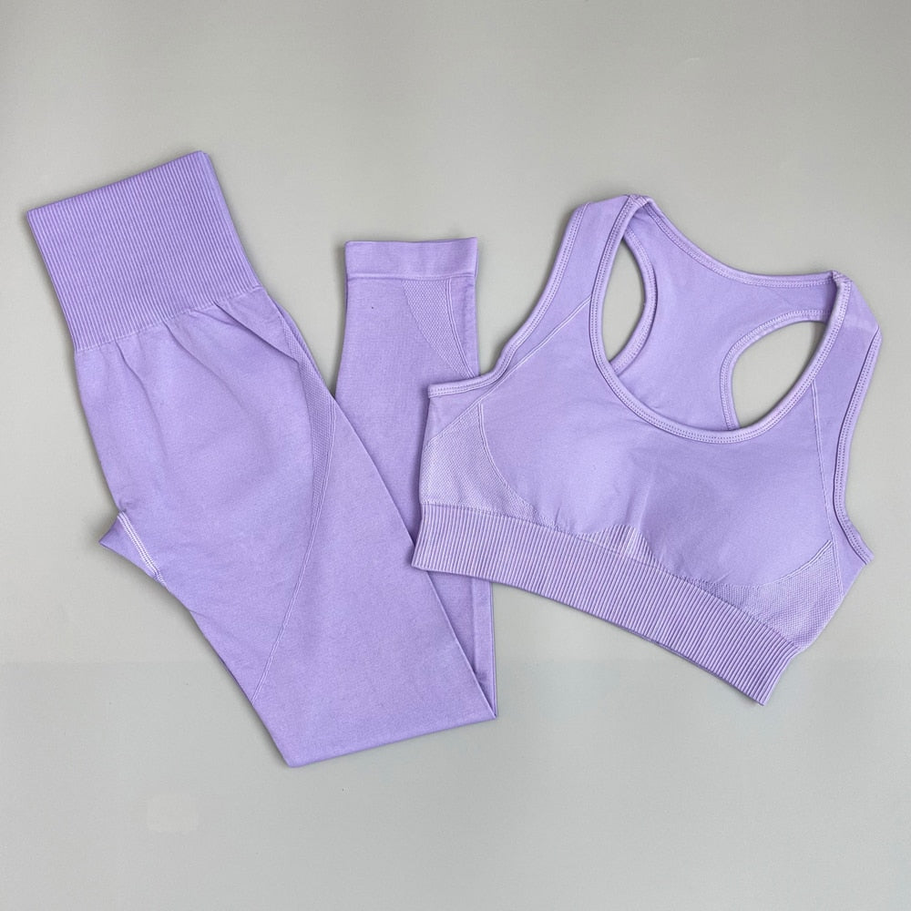 Fitness Women Yoga Set Seamless Sportswear Workout