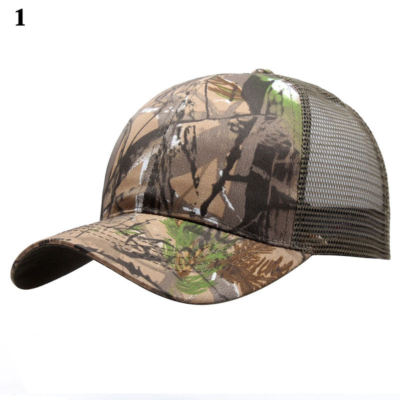 Outdoor Sport Snap back Caps Camouflage Hat Simplicity