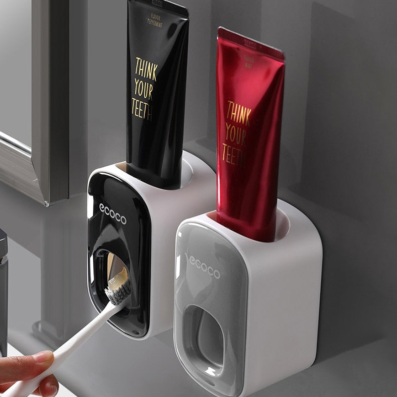 Automatic Toothpaste Dispenser Wall Mount Bathroom