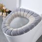 Universal Toilet Seat Cover Pumpkin Pattern Closestool Mat Soft Warm Toilet Seat Cushion Bathroom