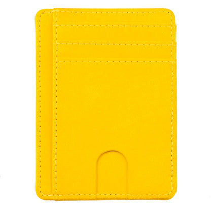Dünne RFID Blocking Leder Brieftasche Kredit ID Karte Halter Geldbörse Geld Fall für Männer Frauen 2020 Mode Tasche 11,5 x8x 0,5 cm