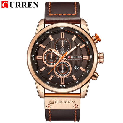 Curren Fashion Date Quartz Men Watches Top Brand