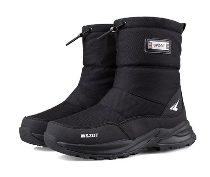 Männer Stiefel 2024 Winter Schuhe Männer Schnee Stiefel Wasserdicht