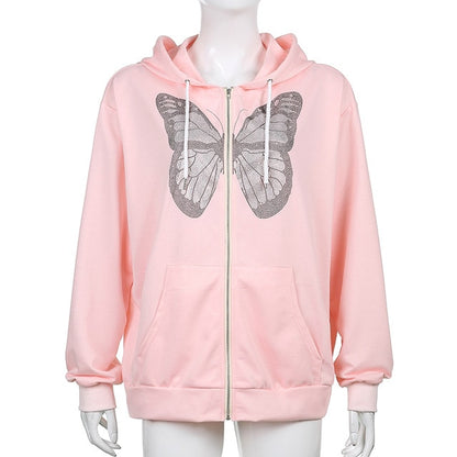 Kawaii butterfly graphic