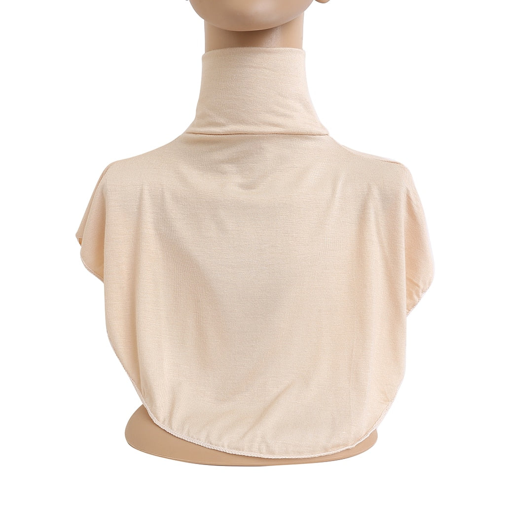 H010 muslim women neck cover modal jersey Full cover high neck