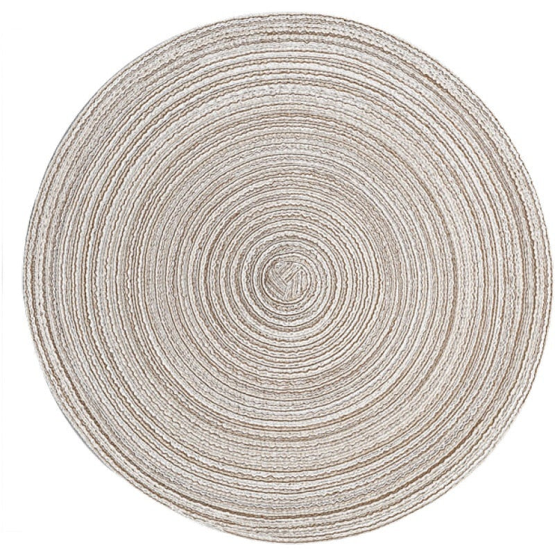 Japanese Ramie Cotton Pad Insulation Pad Home Western-style Food Table Cushion Against The Hot Cup Pad Round Plate Bowl Mat