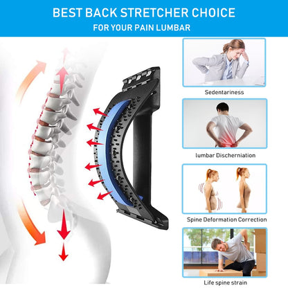 Back Massager Wedge Support Spine Deck Pain Relief