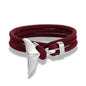 Fashion Whale Tail Anchor Bracelets Men Multilayer Charm