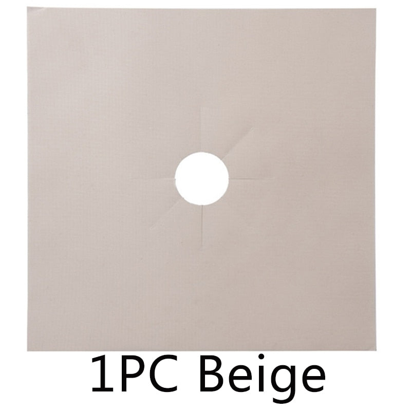 1/4PC Stove Protector Cover Liner Gas Stove Protector