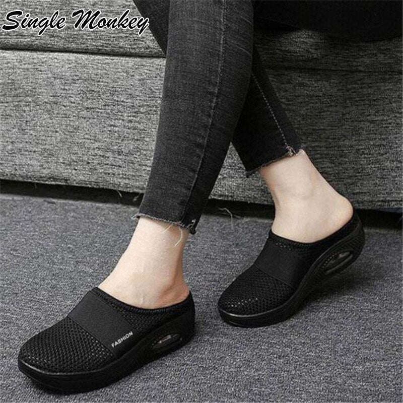 Autumn Flats Platform Designer Slippers