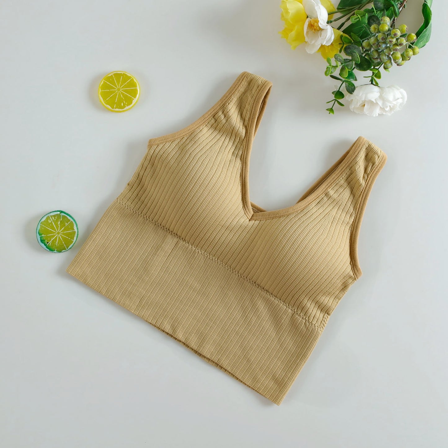 Sports Bra Women Basic Crop Top