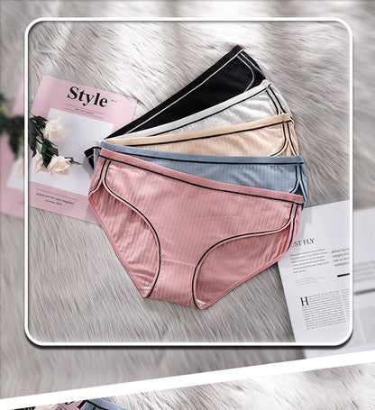 3pcs/pack!Cotton Panties for Women Plus Size Soft Briefs Sexy Lingerie Girls Underwear Female