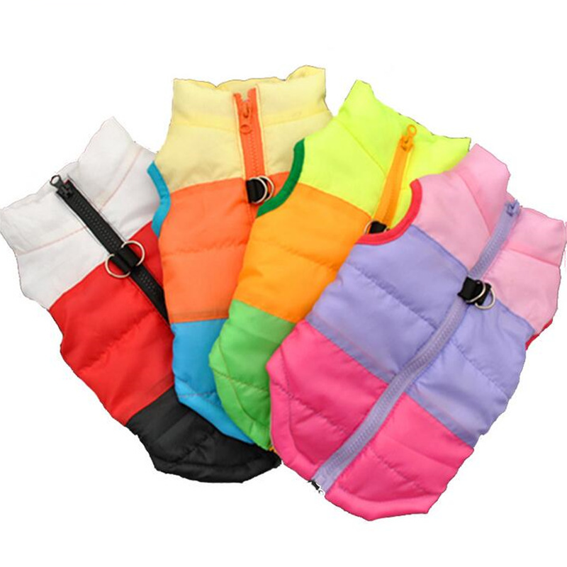 Winter Warm Pet Clothes For Small Dogs Windproof Pet Dog Coat Jacket Padded Clothes