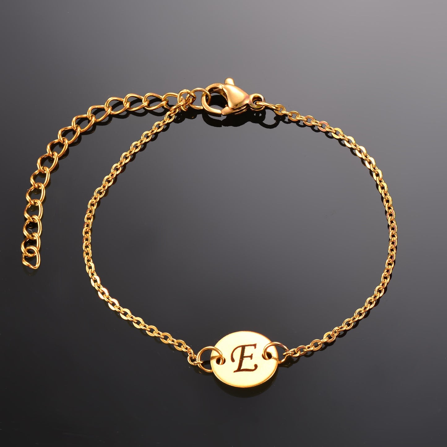 Cursive Initial Bracelet