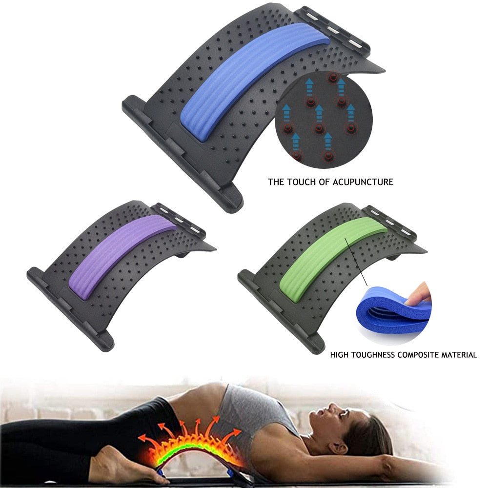 Back Massager Wedge Support Spine Deck Pain Relief