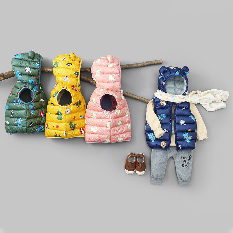 Autumn Children Warm Down Vest Baby