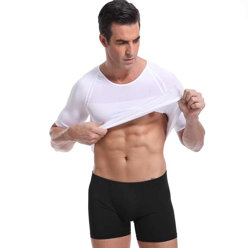 Classix Männer Body Toning T-Shirt Abnehmen Körperformer Korrigierende