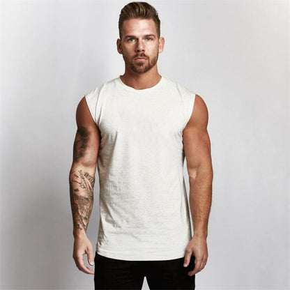 Gym Workout Sleeveless Shirt Tank Top Men Bodybuilding