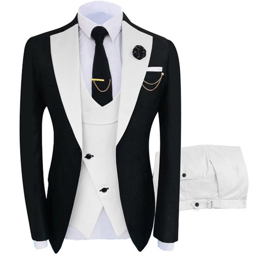 New Arrival Terno Masculino Slim Fit Blazer Ball And Groom Suits For Men Boutique Fashion Wedding
