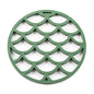 Round Dining Table Mat Coaster Cup Hollow Out Fish Scale Flower Design Kitchen Insulation Hot Pad Silicone Placemat