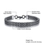 STYLISH STAINLESS STEEL BALI FOXTAIL CHAIN ​​BRACELET