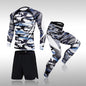 3 Pcs Set männer Workout Sport Anzug Gym Fitness Kompression