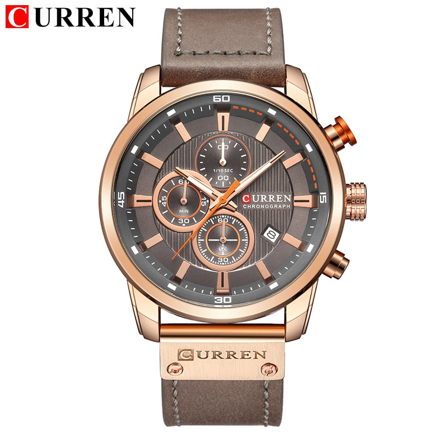 Curren Fashion Date Quartz Men Watches Top Brand