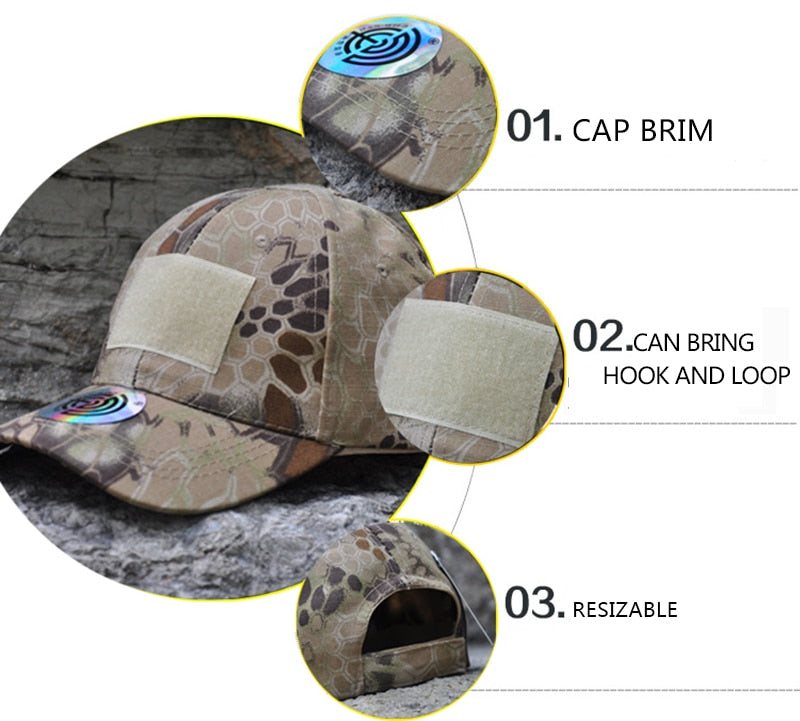 Outdoor Sport Caps Camouflage Hut Baseball Caps