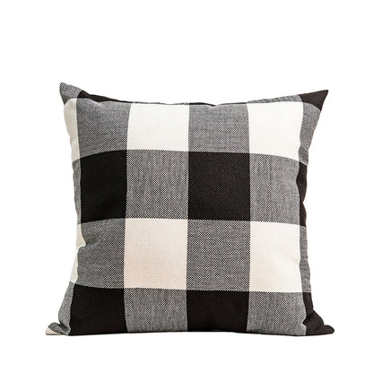 Classic Fashion Plaid Cushion Cover Geometric Stripe Home Decorative Throw Pillow Case Sofa Cushions Car Bed Seat Pillow Cases
