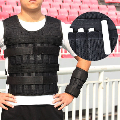 New 15/35KG Adjustable Loading Weight Vest Boxing Training