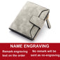 Fashion Women Wallets Free Name Engraving New Small Wallets Zipper PU Leather Quality Female Purse Card Holder Wallet