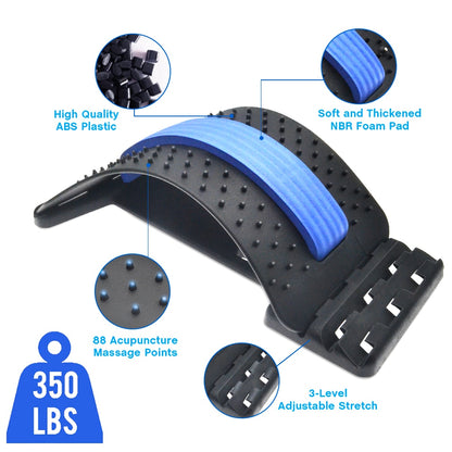 Back Massager Wedge Support Spine Deck Pain Relief