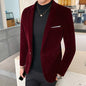 Wedding Dress Coat Men Blazer Jacket Fashion Casual Suit Jacket Stage DJ