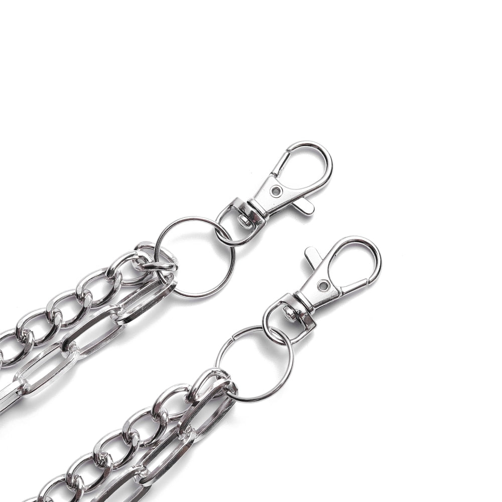 Punk Chains on jeans Keychain