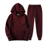 Two Piece Set Casual Fleece Tracksuit Women Winter 2023