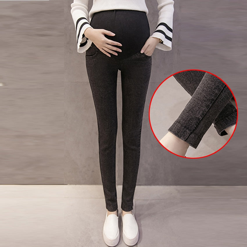 Denim Jeans Maternity Pants For Pregnant Women Clothes Nursing Pregnancy Leggings Pants Gravidas Jeans Maternity Clothing