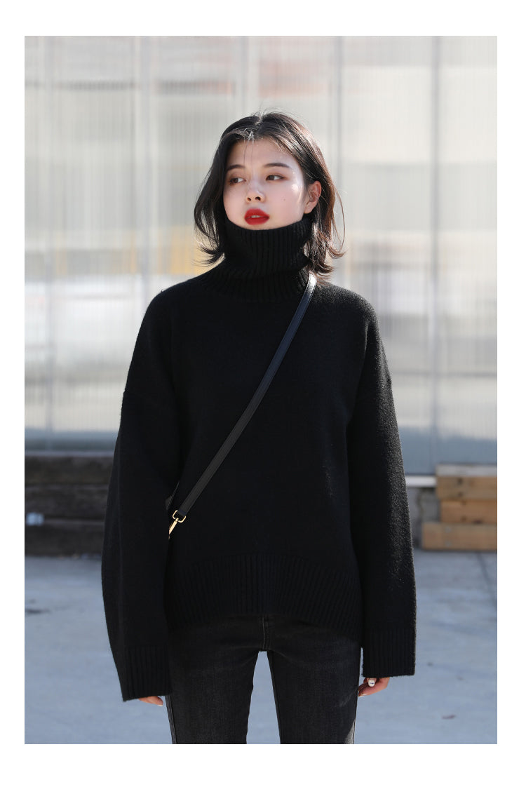 Sweater Knitwear Basic Female Tops Autumn Winter