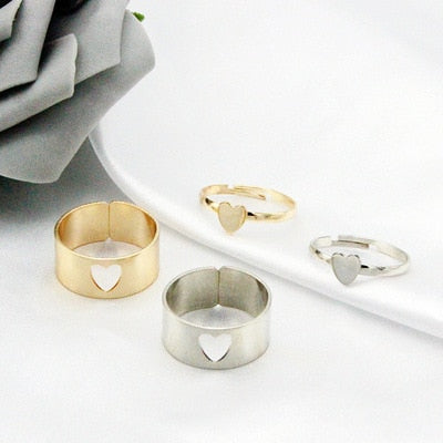 Silver Color Butterfly Rings