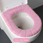 Universal Toilet Seat Cover Pumpkin Pattern Closestool Mat Soft Warm Toilet Seat Cushion Bathroom