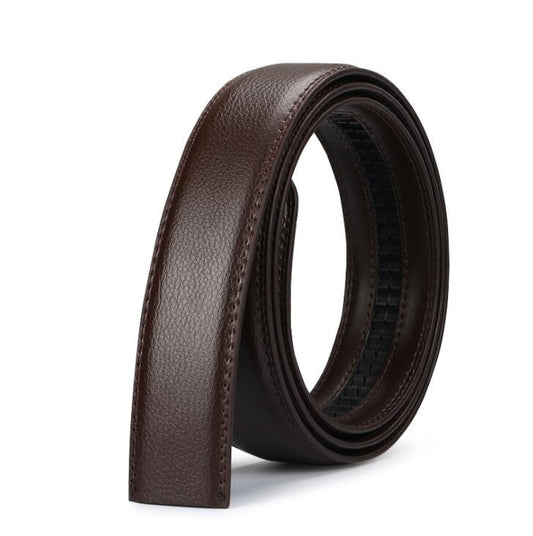 Men automatic buckle belt No Buckle Belt Brand Belts Men High Quality Male Genuine Strap Jeans Belt free shipping 3.5cm belt