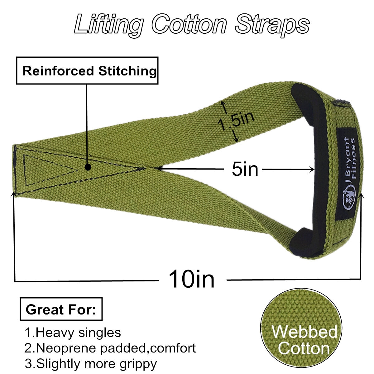 1 Pair Gym Lifting Straps Fitness Gloves Anti-slip Hand Wraps