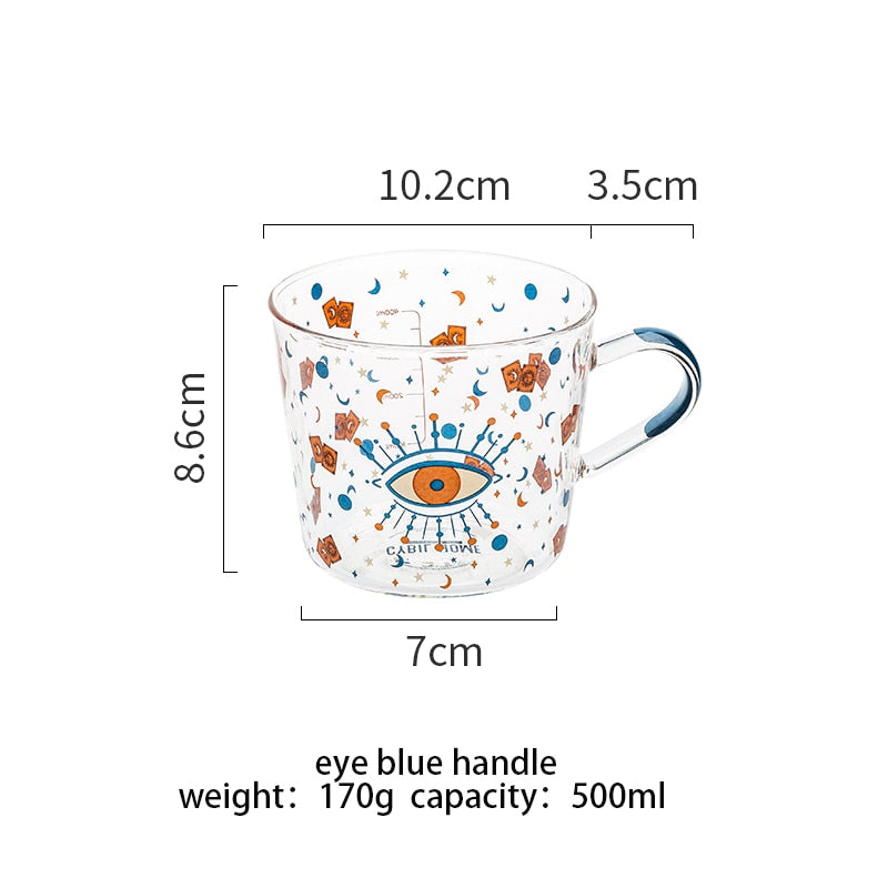 Kreative Cartoon Blume Kaffee Becher Hause Büro Glas Wasser Tasse Handgriff Milch Frühstück Drink Cup DROPSHIPPING