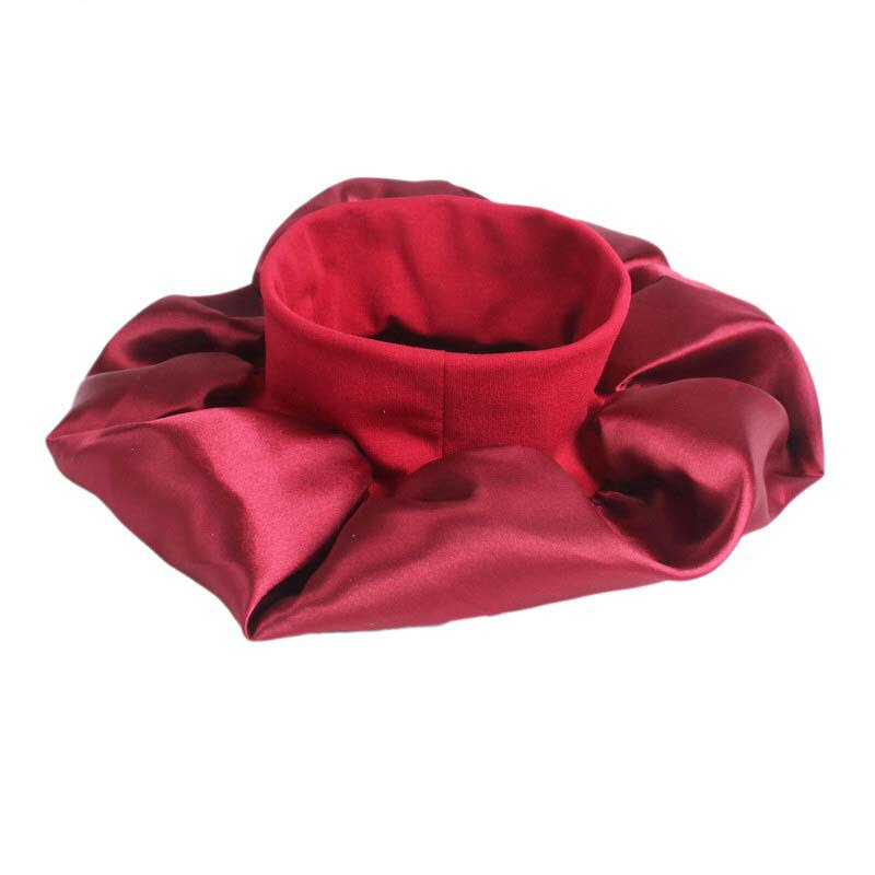 1PCS Adjust solid satin hat