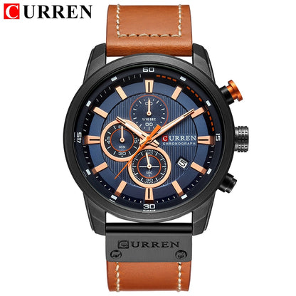 Curren Fashion Date Quartz Men Watches Top Brand