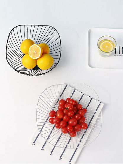 Artist modern Nordic home tablewares metal dry fruit plate for baby snack fruit bowl iron craft frutero metalico