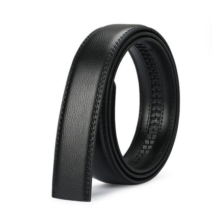 Men automatic buckle belt No Buckle Belt Brand Belts Men High Quality Male Genuine Strap Jeans Belt free shipping 3.5cm belt