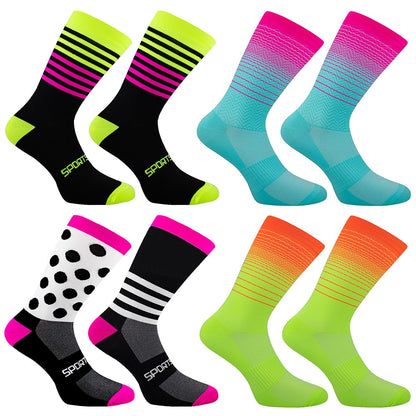 Sport Socken Unisex Radfahren Socken Männer Outdoor Sport Socken Bike Schuhe für Rennrad Socken Lauf Basketball