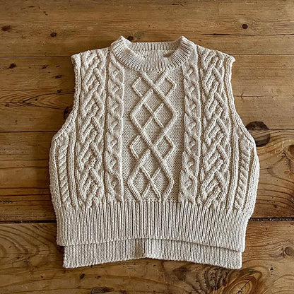 Cotton Vest Coat Solid Tops Knit Waistcoat Toddler Sweater Outerwear 0-3Y