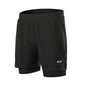 2 In 1 Men Running Pants Reflective Quick Dry Compression Jogging