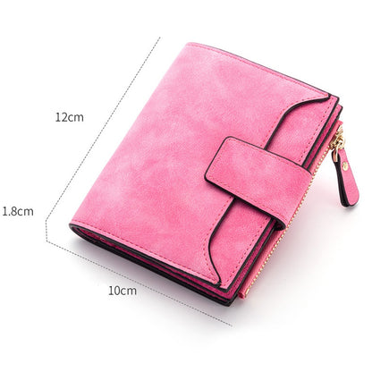 Fashion Women Wallets Free Name Engraving New Small Wallets Zipper PU Leather Quality Female Purse Card Holder Wallet